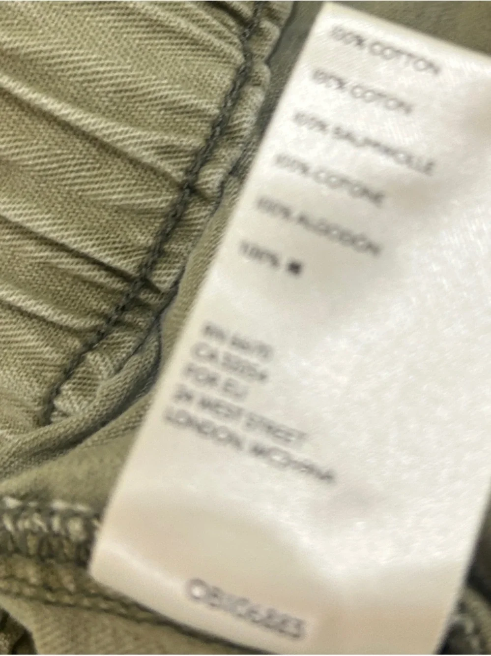 BDG urban outfitters Olive Green button fly High-Waist Cargo Shorts large